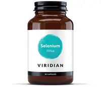 Viridian Seleniu 200 mcg, 90 capsule vegetale