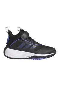 Pantofi Own The Game 3.0 cu bareta velcro pentru baschet - Negru/Albastru