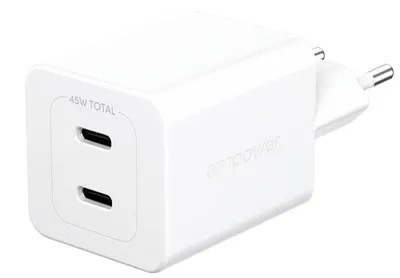 Încărcător PanzerGlass - Grand Prix Turbo, 45W, Silver White