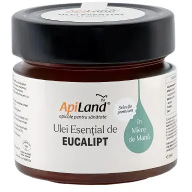 Miere de Mana cu Ulei Esential de Eucalipt 250g