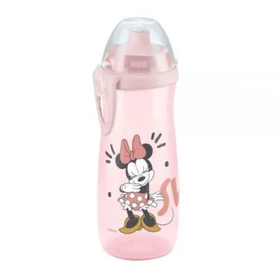 Cana Nuk Sport 450 ml cu Adaptor Push-Pull de la 36 luni Mickey Roz