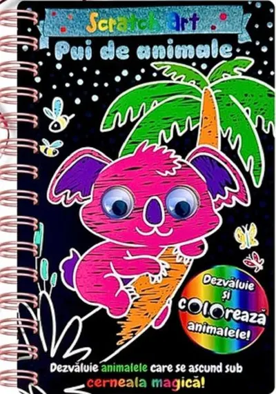 Pui de animale. Scratch Art - Hardcover