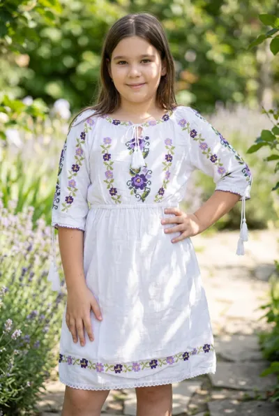 Rochie traditionala fetite Maricica 2