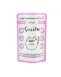 GUSSTO Fresh Goat hrană umedă monoproteică pentru pisici, cu carne proaspătă de capră 85 g