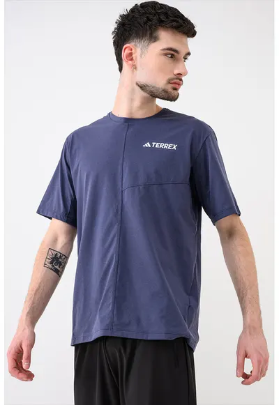 Tricou pentru drumetii Terrex - Albastru petrol