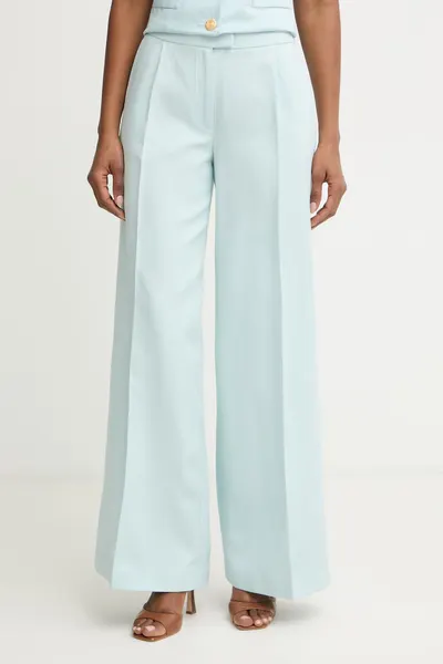 Marciano by Guess pantaloni wide leg pentru femei, cu amestec de in JANE