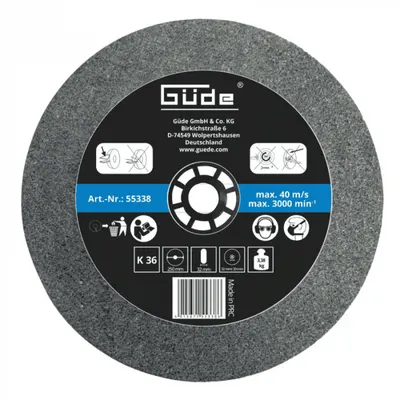 Disc abraziv pentru abrazor GNS 250 VS Gude 55338, O250x32x32 mm, granulatie K36