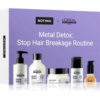 Beauty Discovery Box Notino × L'Oréal Professionnel – Metal Detox: Stop Hair Breakage Routine set pentru femei