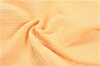 Muselina bumbac organic galben 80x80 cm
