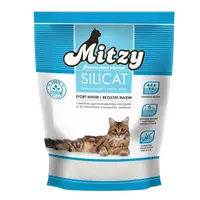 Asternut igienic pentru pisici, Mitzy Silicat, Natural, 3.8 L