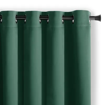 Draperie verde-închis dimout (semi-opacă) 140x175 cm Kierra – Restilo