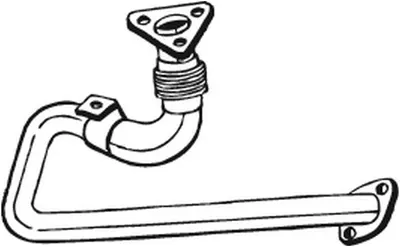 Teava evacuare fata TOYOTA LAND CRUISER 2.4D intre 1985-1990