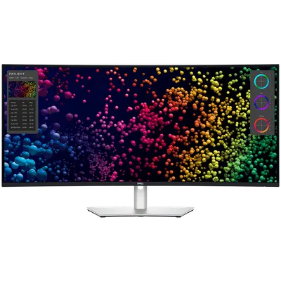 Monitor LED DELL UltraSharp U4025QW 40" Curved, 5120x2160, WUHD, 120Hz, IPS Antiglare, 21:9, 1000:1, 450 cd/m2, 8ms/5ms, 178/178