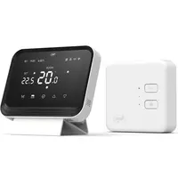 Termostat inteligent PNI CT45 fara fir, cu WiFi, control prin Internet, pentru centrale termice, APP TuyaSmart