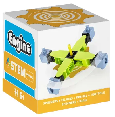 Constructor Engino Stem - Spinner, galben