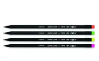 Creion negru HB cu radiera, Fatih DarkLine, 72/display, En-gross