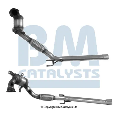 Convertor Catalitic Euro 6 Potrivit Audi A3; Seat Leon, Leon Sc, Leon St, Leon St Kombi; Skoda Octavia Iii; Vw Golf Sportsvan Vii, Golf Vii 1.4 04.12-03.21