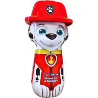 Gel de Dus si Sampon Paw Patrol Marshall, cu Figurina 2D, 400 ml