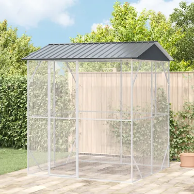 Gossi colivie de pasari, antracit, 210x227x247 cm, otel