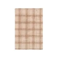 Covor roz deschis lavabil, țesut manual din bumbac 90x120 cm Tartan Rose – Lorena Canals