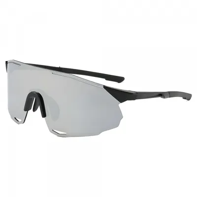 Ochelari De Ciclism Unisex Techsuit 8853, Negri Argintii