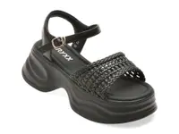 Sandale GRYXX negre, 550886, din piele ecologica