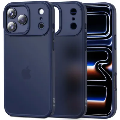 Husa pentru Apple iPhone 17 Pro Max, Tech-Protect, Magmat, Bleumarin Mata