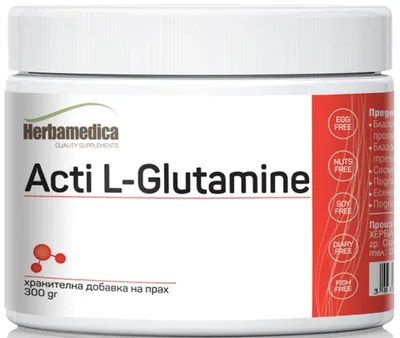 Acti L-Glutamine, 300 g, Herbamedica