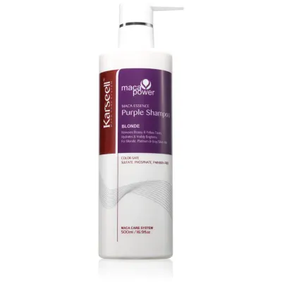 Karseell Purple Shampoo sampon violet neutralizeaza tonurile de galben 500 ml