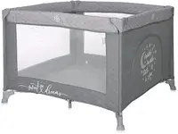 Pătuț pentru dormit și joacă Lorelli - Sunny Playground, Cool Grey Star