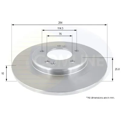 Disc frana COMLINE ADC2421