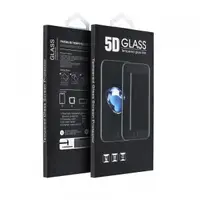 Folie de protectie Ecran OEM pentru Apple iPhone 14 Pro, Sticla Securizata, Full Glue, 5D, Neagra