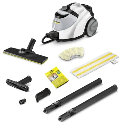 Aparat de curățat cu abur Karcher - SC 5 EasyFix Iron Plug, 2200W, 1.5 l, alb