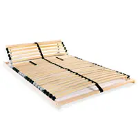 Gossi baza de pat cu sipci, 28 sipci, 7 zone, 120 x 200 cm