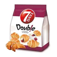 Mini croissante cu crema de vanilie si cirese 7 Days, 185 g Engros