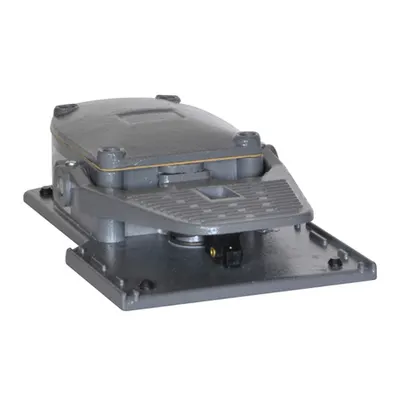 Intrerupator de Picior, K Series, One Pedal, With Pedal Actuator Block, Metal Body, Open. Contacts 1no+1nc Snap Action