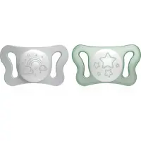 Chicco Physio Micro 0-2 m suzetă Night 2 buc