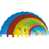 Guler pentru caini, TRANSCOL, Genia, marime 25, rosu TRANSPARENT, 1 buc