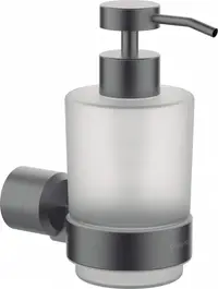 Dozator de sapun, 200 ml, titan, montare pe perete, Deante Arnika
