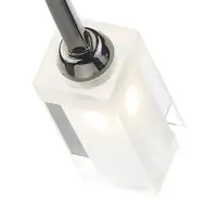 Plafoniera Morgan 3 Light Semi Flush Black Chrome