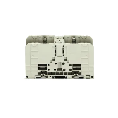 Stud terminal block; 185 mm²; copper; with 2 stud bolts M12; 185,00 mm²; light gray