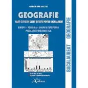 Geografie. Caiet cu fise de lucru pentru bacalaureat