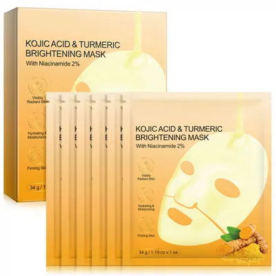 Set 6 MaE ti cu Acid Kojic E i Turmeric , Luminozitate Anti-Rid