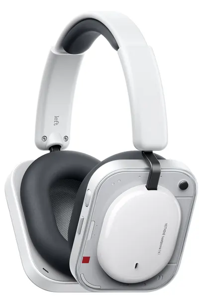 Nothing - căști wireless cu microfon, Headphone a, ANC, albe