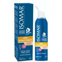 Spray Nazal decongestionant cu Apa de mare Hipertonica si Acid Hialuronic 12+, Isomar | 100 ml