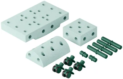 Set de joacă Modu - Set de curiozitate, sticlă de mare - verde iarbă