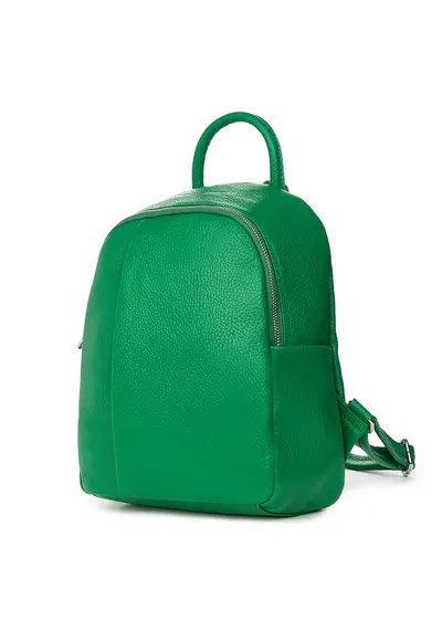 Rucsac din piele naturala Angelo - Verde
