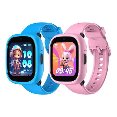 Pachet Promotional 2 Smartwatch-uri Pentru Copii LAGENIO K3, Premium cu Functie Telefon, Conexiune 4G – Roz + Albastru