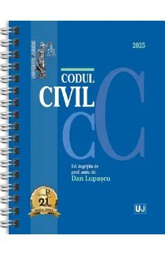 Codul civil Ianuarie 2025 Ed. Spiralata