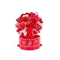Decorațiune din hârtie Magic Pop-Ups Inimi